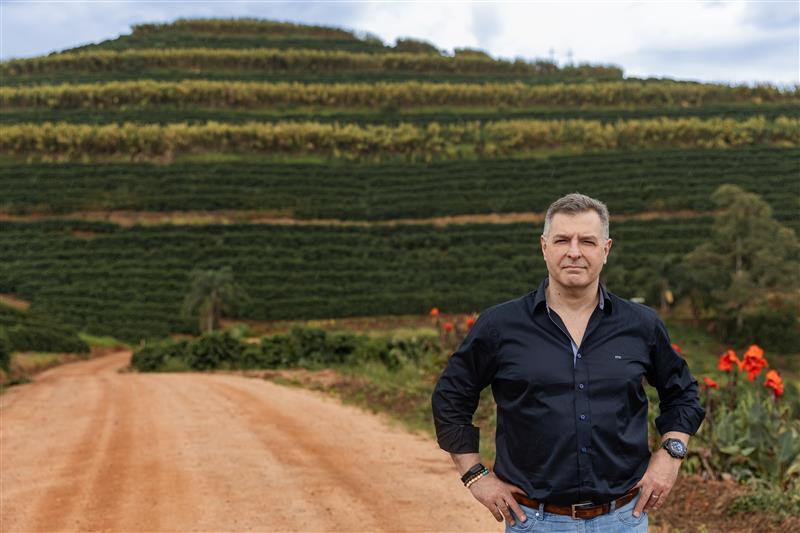 Coffee quality inspection with professionals examining coffee beans in the field